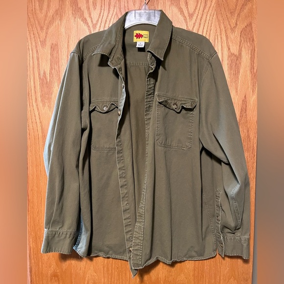 Men's Olive Green Shirt - Picture 1 of 4